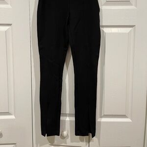 Gap, black, straight leg-split front, ponte pants-size 4